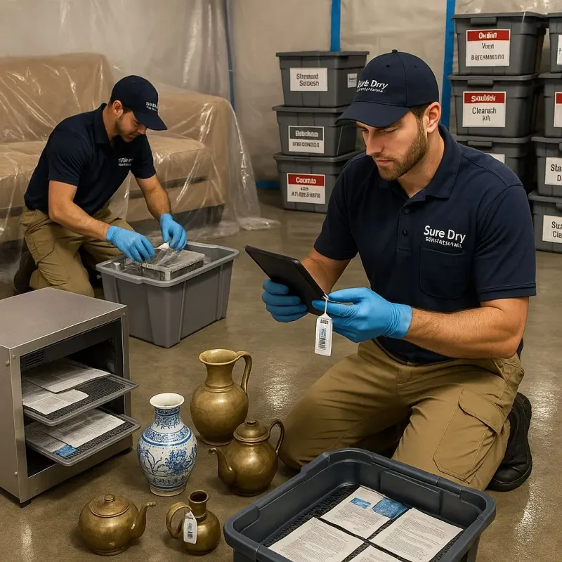 Content Protection and Restoration process in North Tustin, CA