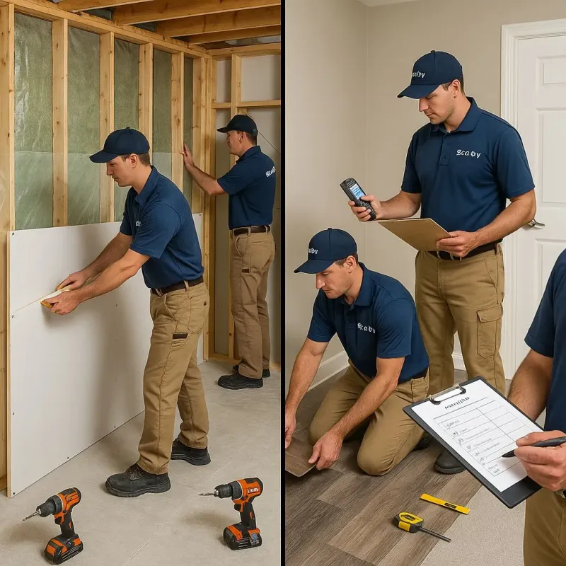Repairs and Reconstruction process in North Tustin, CA